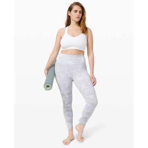 Lululemon Wunder Under High-Rise Tight 25" Luxtreme in Grey Camo, Size 14